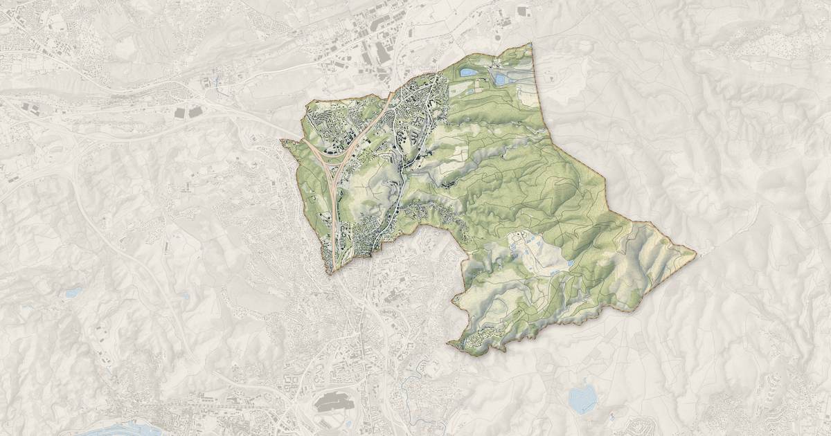 Portrait cartographique de Septèmes-les-Vallons : relief, eau, forêts, bâti et voies, calculés à partir des données de l'IGN