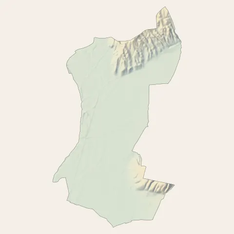 Tarascon : relief