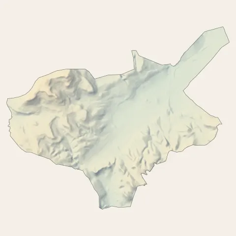 Vernègues : relief
