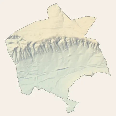 Coudoux : relief