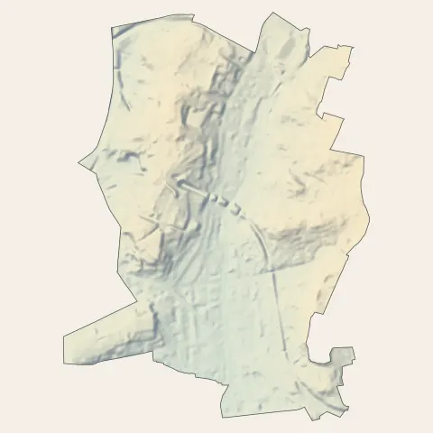 Marseille 4e Arrondissement : relief