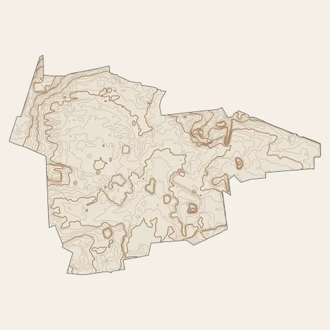 Marseille 5e Arrondissement : courbes de niveau