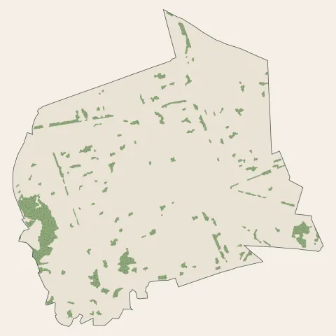 Marseille 6e Arrondissement : bois, forêts et landes