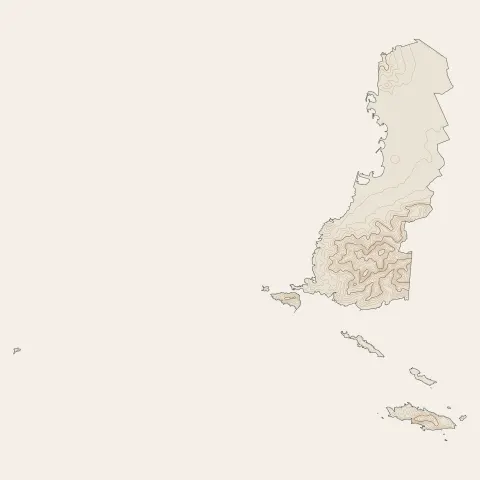 Marseille 8e Arrondissement : courbes de niveau