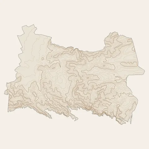 Marseille 9e Arrondissement : courbes de niveau
