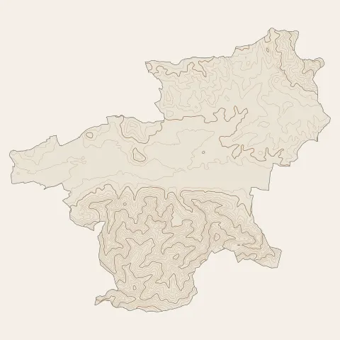 Marseille 11e Arrondissement : courbes de niveau