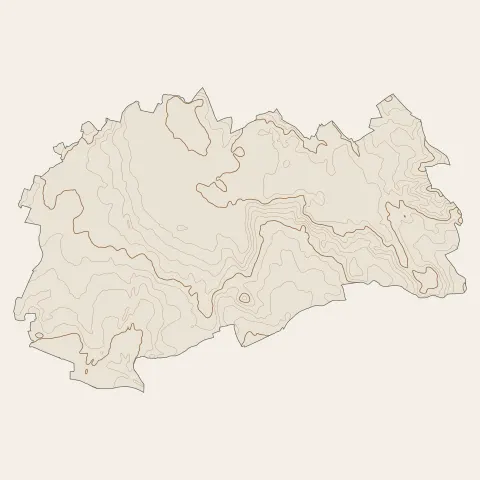 Marseille 12e Arrondissement : courbes de niveau