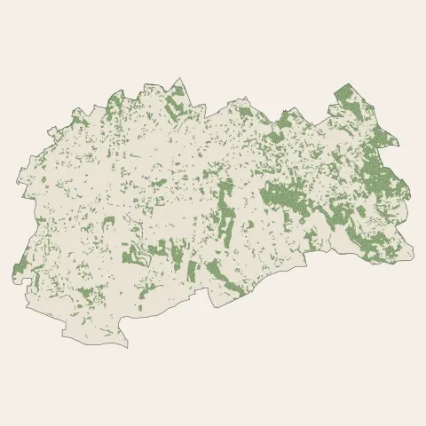 Marseille 12e Arrondissement : bois, forêts et landes