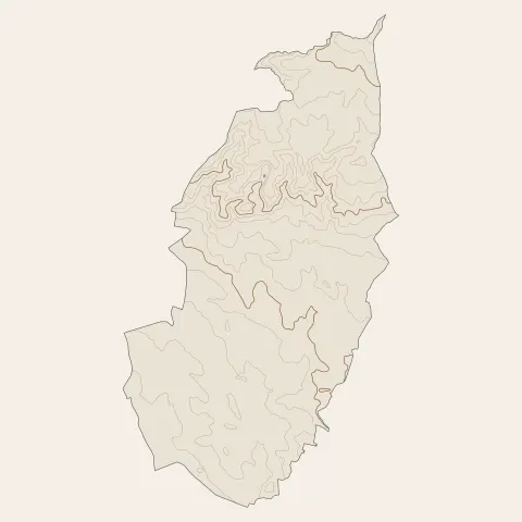 Marseille 14e Arrondissement : courbes de niveau