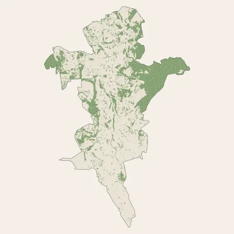 Marseille 15e Arrondissement : bois, forêts et landes