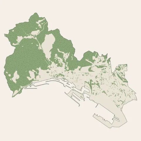 Marseille 16e Arrondissement : bois, forêts et landes