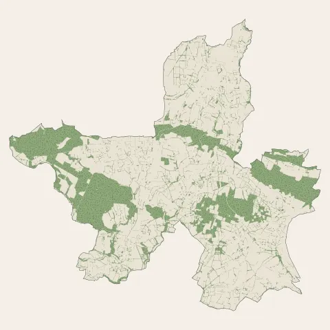 Les Monts d'Aunay : bois, forêts et landes