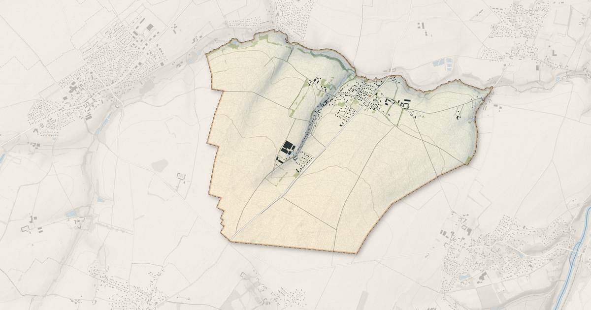 Portrait cartographique de Avenay : relief, eau, forêts, bâti et voies, calculés à partir des données de l'IGN