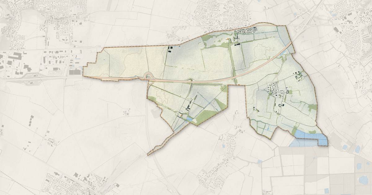 Portrait cartographique de Banneville-la-Campagne : relief, eau, forêts, bâti et voies, calculés à partir des données de l'IGN