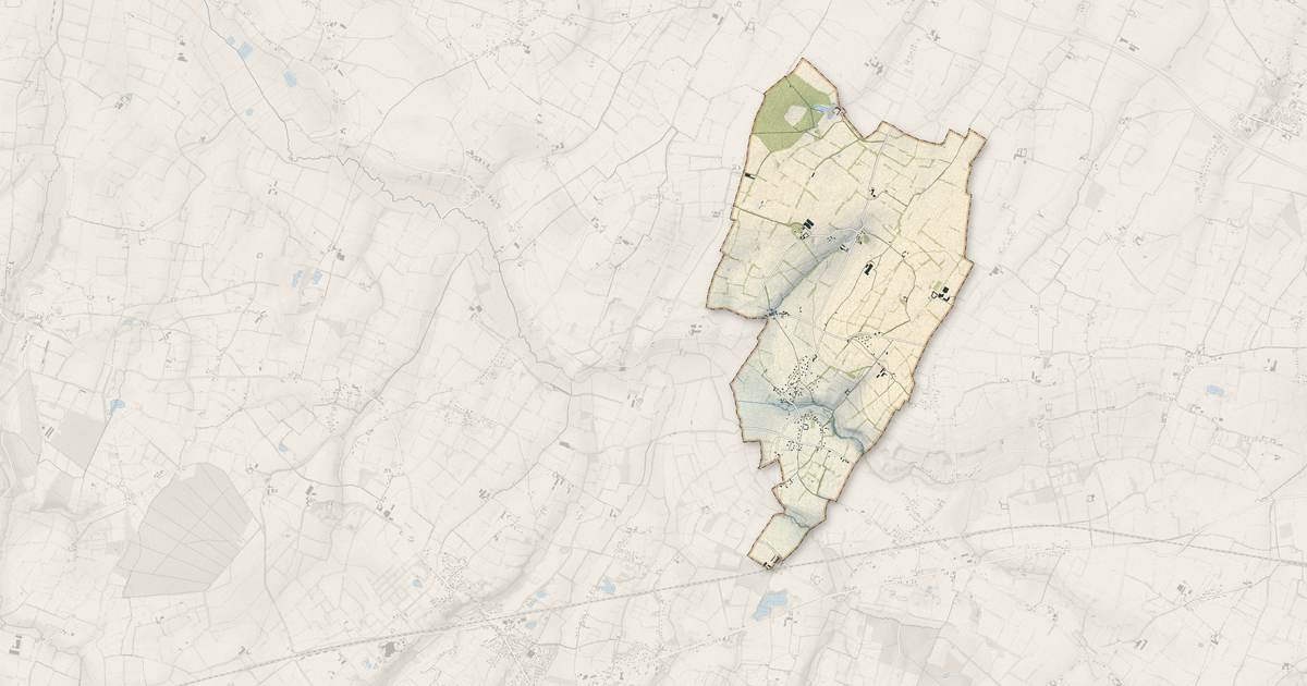 Portrait cartographique de Blay : relief, eau, forêts, bâti et voies, calculés à partir des données de l'IGN