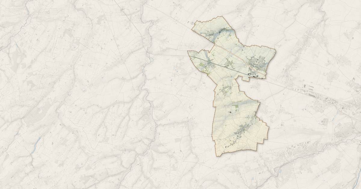 Portrait cartographique de Thue et Mue : relief, eau, forêts, bâti et voies, calculés à partir des données de l'IGN