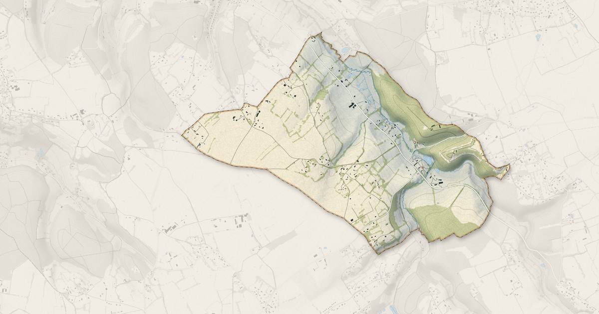 Portrait cartographique de Le Brévedent : relief, eau, forêts, bâti et voies, calculés à partir des données de l'IGN