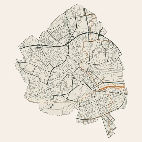 Caen : voies