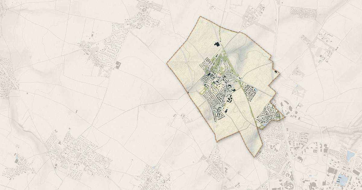 Portrait cartographique de Cambes-en-Plaine : relief, eau, forêts, bâti et voies, calculés à partir des données de l'IGN