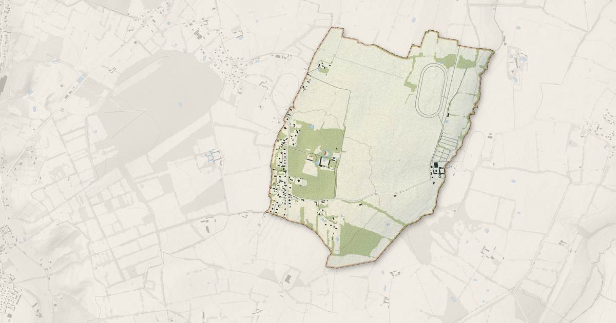 Portrait cartographique de Canteloup : relief, eau, forêts, bâti et voies, calculés à partir des données de l'IGN