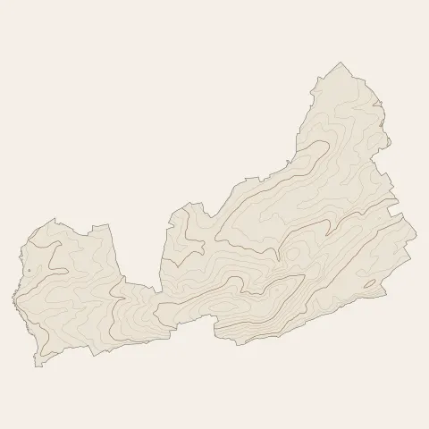 Caumont-sur-Aure : courbes de niveau