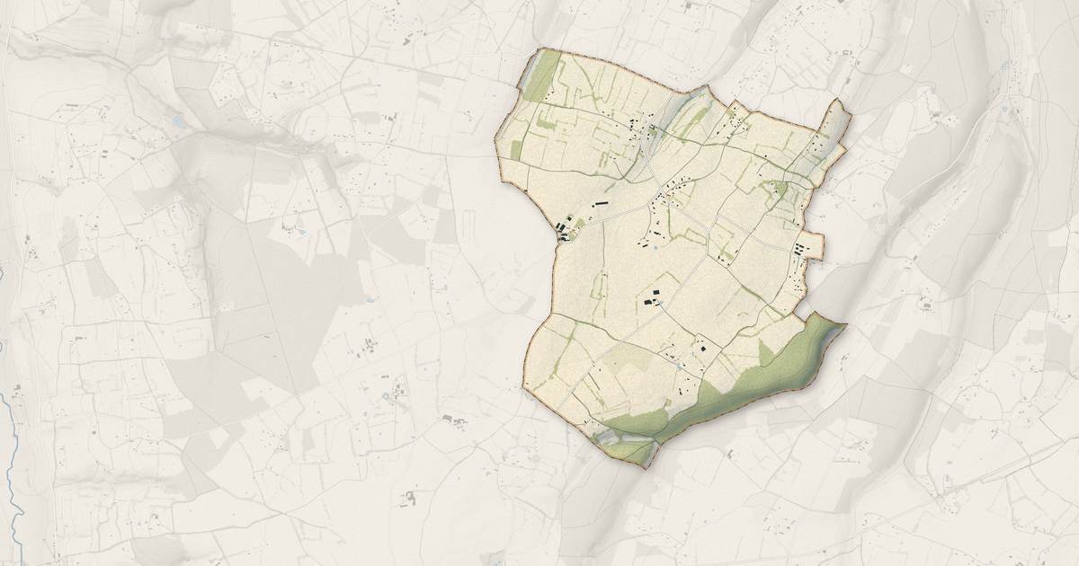 Portrait cartographique de Cernay : relief, eau, forêts, bâti et voies, calculés à partir des données de l'IGN