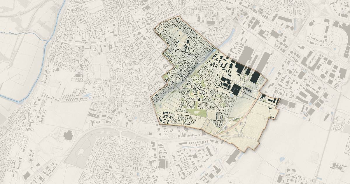Portrait cartographique de Cormelles-le-Royal : relief, eau, forêts, bâti et voies, calculés à partir des données de l'IGN