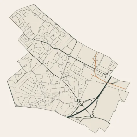 Cormelles-le-Royal : voies