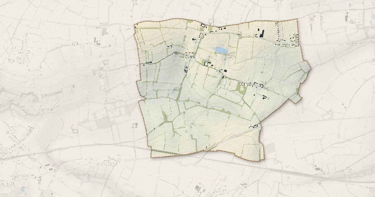 Portrait cartographique de Cottun : relief, eau, forêts, bâti et voies, calculés à partir des données de l'IGN