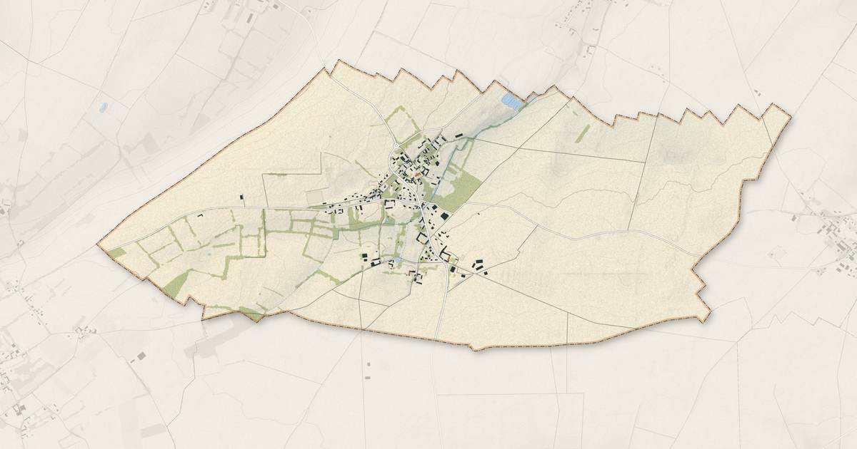 Portrait cartographique de Crépon : relief, eau, forêts, bâti et voies, calculés à partir des données de l'IGN