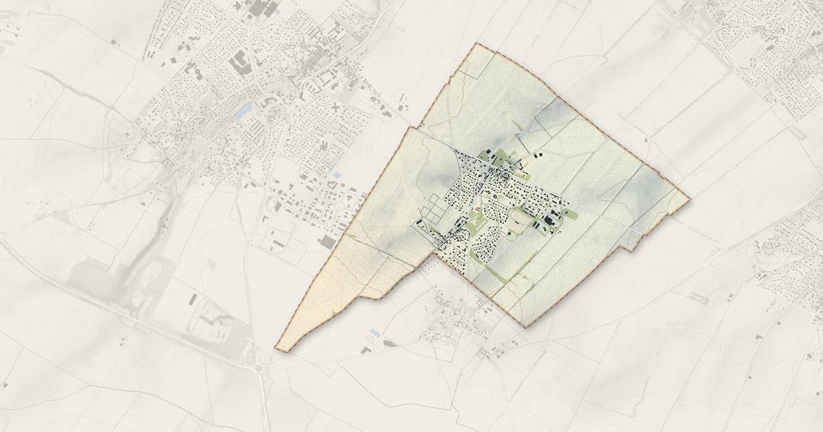 Portrait cartographique de Cresserons : relief, eau, forêts, bâti et voies, calculés à partir des données de l'IGN