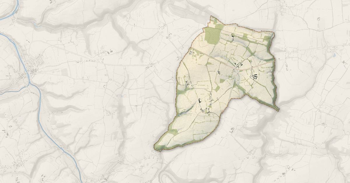 Portrait cartographique de Le Détroit : relief, eau, forêts, bâti et voies, calculés à partir des données de l'IGN