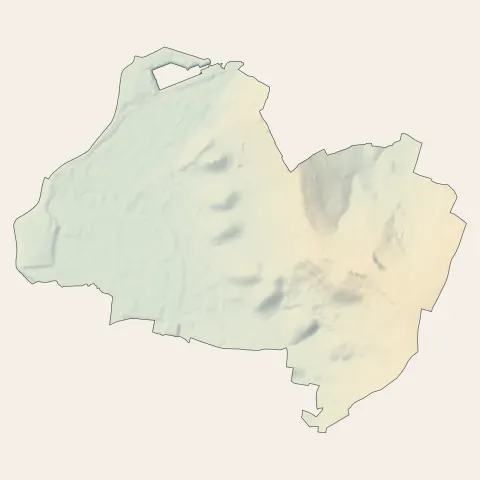 Dives-sur-Mer : relief