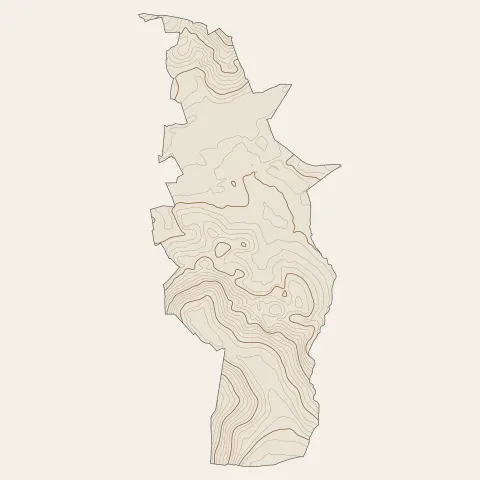 Dozulé : courbes de niveau