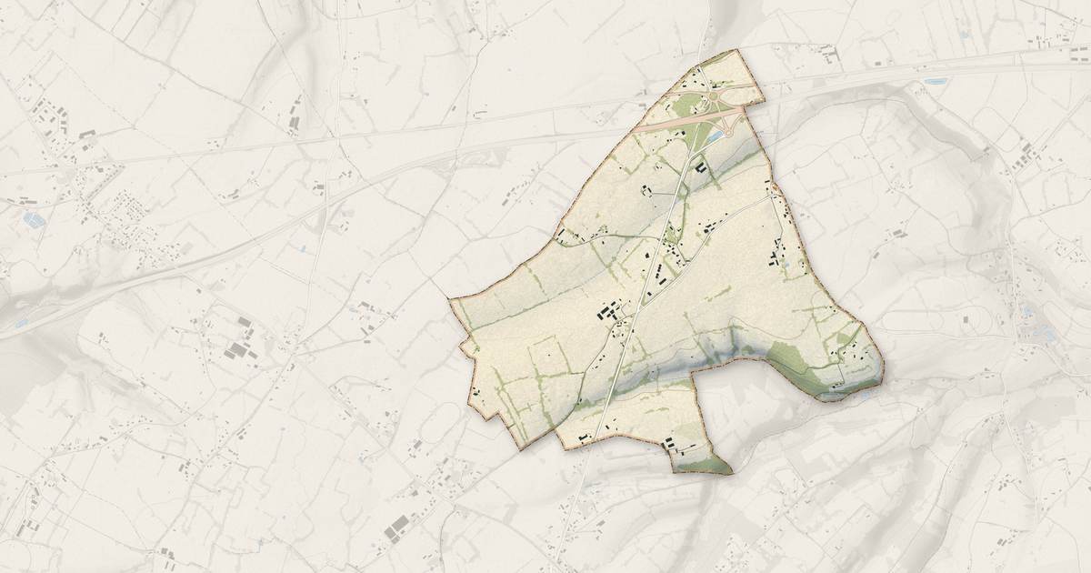 Portrait cartographique de Drubec : relief, eau, forêts, bâti et voies, calculés à partir des données de l'IGN