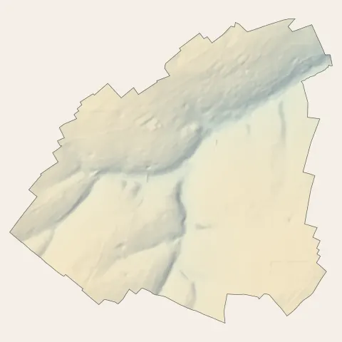 Évrecy : relief