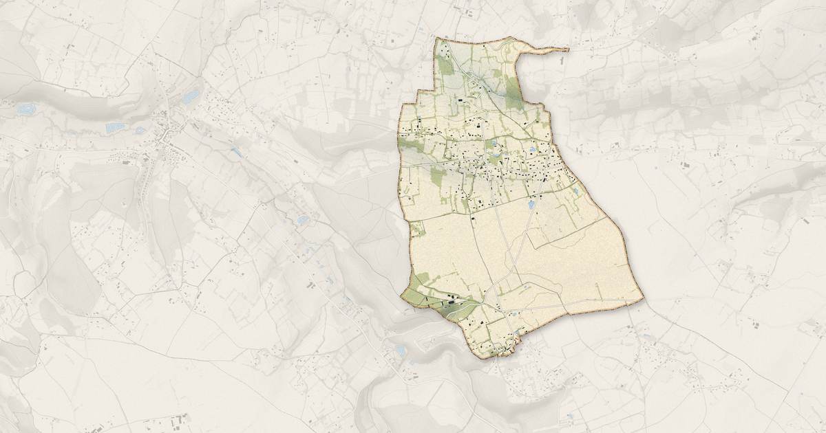 Portrait cartographique de Le Faulq : relief, eau, forêts, bâti et voies, calculés à partir des données de l'IGN