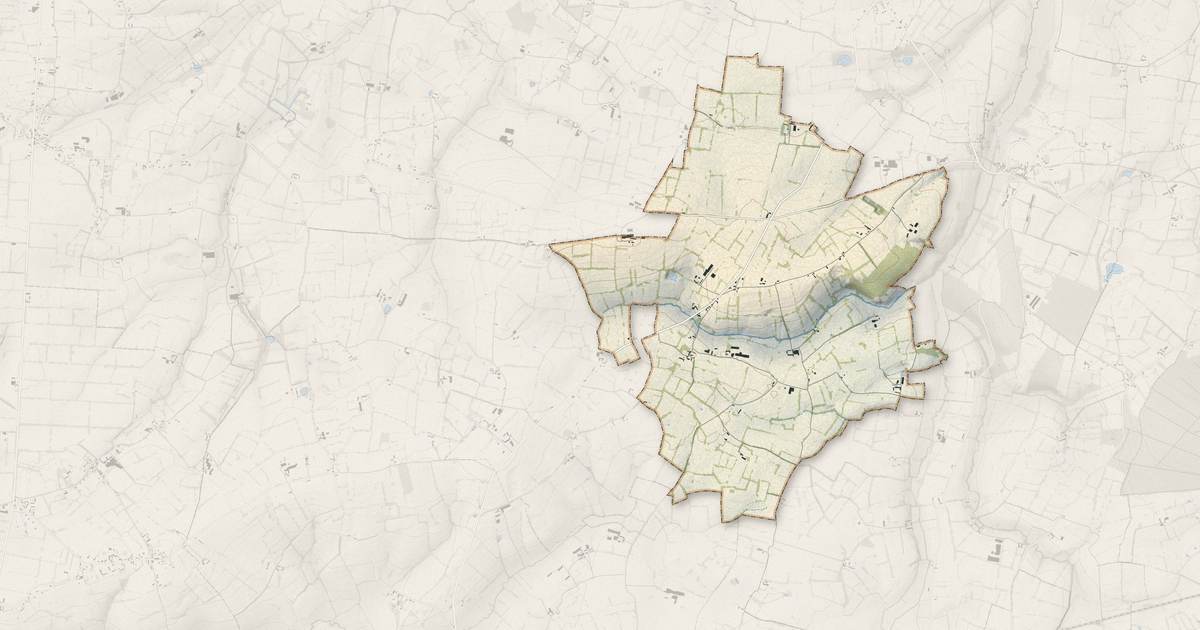 Portrait cartographique de La Folie : relief, eau, forêts, bâti et voies, calculés à partir des données de l'IGN