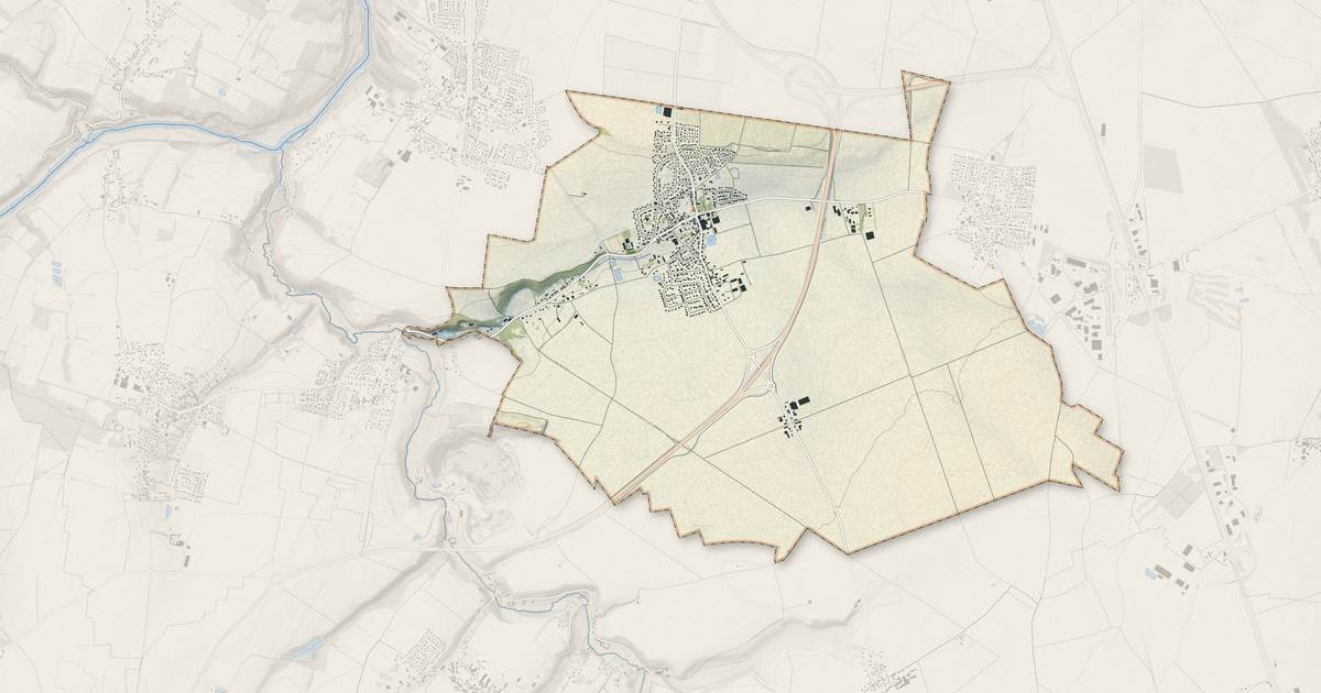 Portrait cartographique de Fontenay-le-Marmion : relief, eau, forêts, bâti et voies, calculés à partir des données de l'IGN