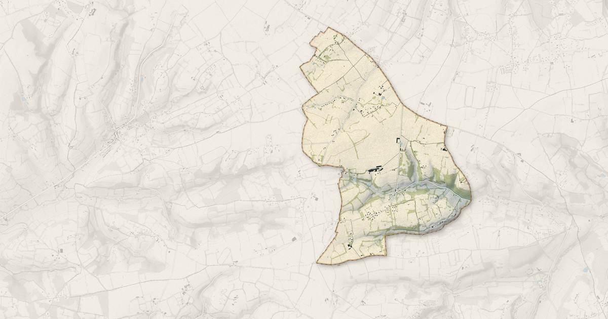 Portrait cartographique de Formentin : relief, eau, forêts, bâti et voies, calculés à partir des données de l'IGN