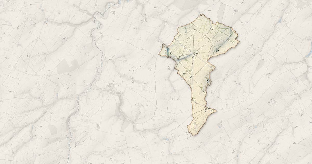 Portrait cartographique de Foulognes : relief, eau, forêts, bâti et voies, calculés à partir des données de l'IGN