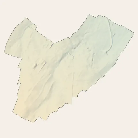 Frénouville : relief