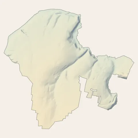 Laize-Clinchamps : relief