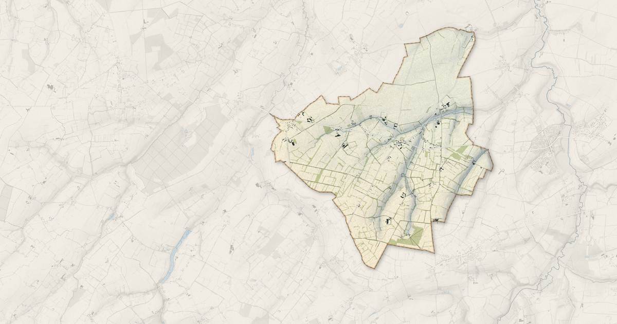 Portrait cartographique de Lingèvres : relief, eau, forêts, bâti et voies, calculés à partir des données de l'IGN