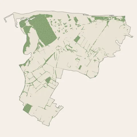 Merville-Franceville-Plage : bois, forêts et landes