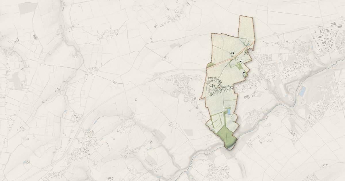 Portrait cartographique de Mondrainville : relief, eau, forêts, bâti et voies, calculés à partir des données de l'IGN