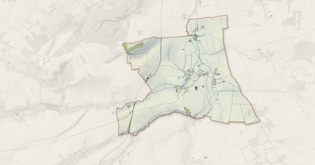 Portrait cartographique de Morteaux-Coulibœuf : relief, eau, forêts, bâti et voies, calculés à partir des données de l'IGN
