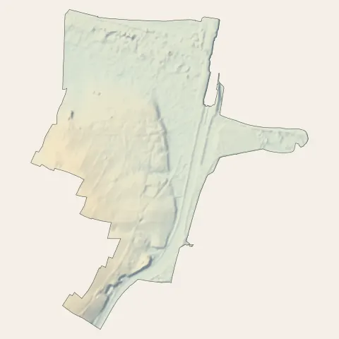 Ouistreham : relief