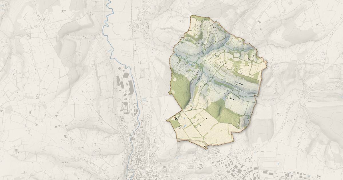 Portrait cartographique de Rocques : relief, eau, forêts, bâti et voies, calculés à partir des données de l'IGN