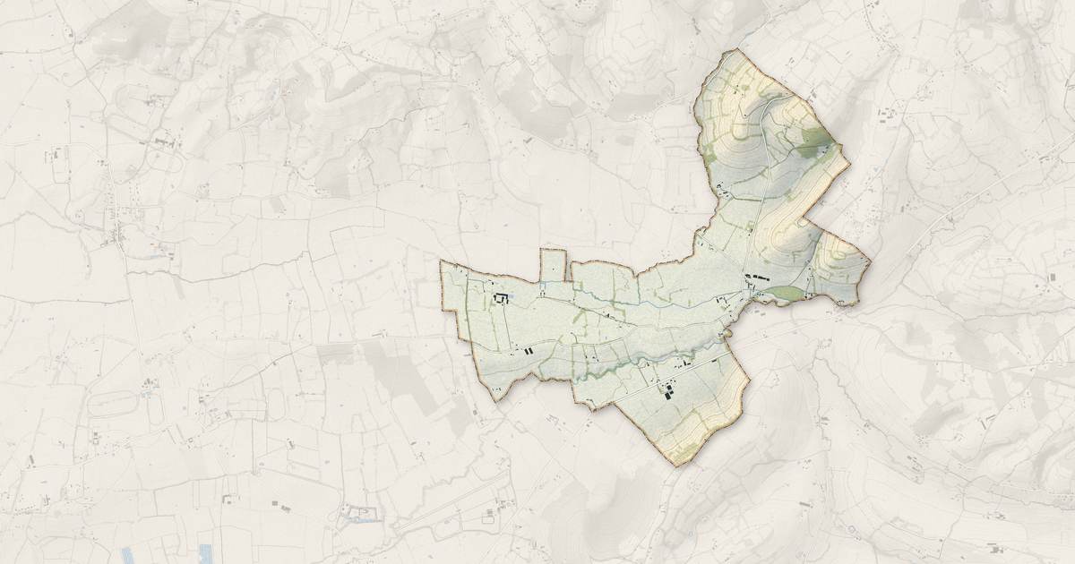 Portrait cartographique de Rumesnil : relief, eau, forêts, bâti et voies, calculés à partir des données de l'IGN